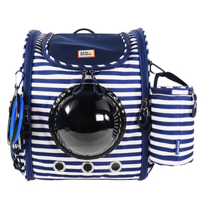 Foldable <b>Pet</b> Backpack Large Space, Side Zipper Opening Breathable <b>Carrier</b>, Anti-Stress Travel Tote Also <b>Pet</b> Bed - Product Image 2