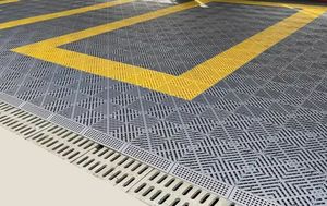 Revêtement de sol en vinyle SPC Sunsbuild - Solution de lavage de voiture écologique et imperméable pour usage intérieur/industriel, adapté aux supermarchés - Product Image 6