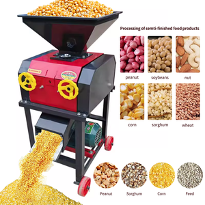 Machine à broyer le maïs avec un corps rouge et des boutons jaunes pour la transformation des aliments - Product Image 2