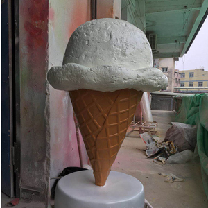 Fornitore della cina negozio di arte ornamenti decorazione gigante cono gelato scultura - Product Image 4