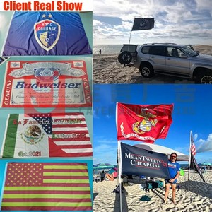 Costom 3X5FT tay ra phản đối an sinh xã hội và Medicare Phản đối cờ cho phòng khách chống lại tay-off cờ - Product Image 6