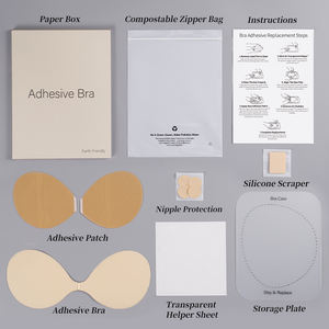 Nouveau réutilisable <span class=keywords><strong>3d</strong></span> collant Silicone Push up soutiens-gorge poitrine Inserts colle adhésif Invisible soutien-gorge changer la couche collante pour les femmes - Product Image 2