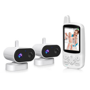 Caméra de surveillance pour bébé sans fil 2,8 pouces 2,4 GHz 720p HD <span class=keywords><strong>Babyphone</strong></span> Batterie 2000 mAh Audio bidirectionnel Vision nocturne Alarme de température - Product Image 3
