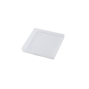 Transparent Square Plastic Storage Box 13.5Cm For Desktop Organizing Packaging Flat Container PP Material - Product Image 3