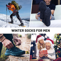 Fabricants en gros de chaussettes en laine mérinos épaisses et chaudes pour hommes et femmes, sur mesure