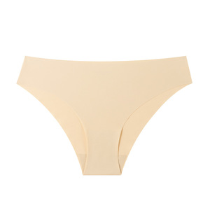 Culotte string sexy en nylon taille basse avec logo à la taille, respirante et sans coutures, pour le commerce transfrontalier en gros - Product Image 1