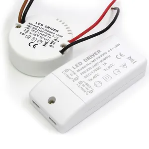 QUENTE! Fonte de transformador de potência de tensão constante dc 12v 24v 12w driver de led para fabricante de luz led