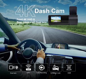 Cámara de Coche Oculta 4K a Todo Color 2024, Grabadora de Conducción de 2 Canales con Visión Nocturna, GPS y Función de Grabación, Compatible con MicroSD - Product Image 2
