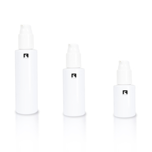 50ml màu trắng nhỏ tái sử dụng mỹ phẩm container cá nhân tay Lotion Dispenser chai với bơm phun dầu gội chai cổ - Product Image 1