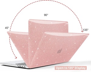Anban <span class=keywords><strong>Rose</strong></span> <span class=keywords><strong>Gold</strong></span> Glitter nhựa cứng Shell trường hợp đối với <span class=keywords><strong>Mac</strong></span> Book Pro 13 inch bao gồm bàn phím Bìa & bảo vệ màn hình - Product Image 4