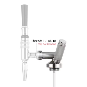Testa per fusto da caffè, Mini lancia per fusto per la preparazione di caffè Nitro Cold Brew con supporto per azoto, Dispenser per caffè <span class=keywords><strong>in</strong></span> acciaio inossidabile 304 - Product Image 4