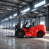 Chariot élévateur électrique au lithium Liftron CPD30L 3000 kg pour le transport de matériaux en entrepôt et terminal de fret, stable et adapté à l'extérieur