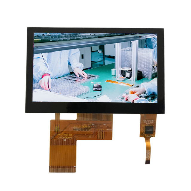 Cheap Capacitive Touch Screen 4.3inch 480x272 24bit RGB Interface LCD Module with 10 LED Serial Blacklight