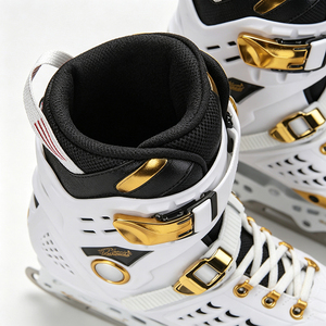 Patins à <span class=keywords><strong>glace</strong></span> convertibles 2 en 1 pour adultes, lame en acier inoxydable, roues en PU, bottes de patinage sur <span class=keywords><strong>glace</strong></span>, <span class=keywords><strong>freestyle</strong></span>, taille 36-44 - Product Image 4
