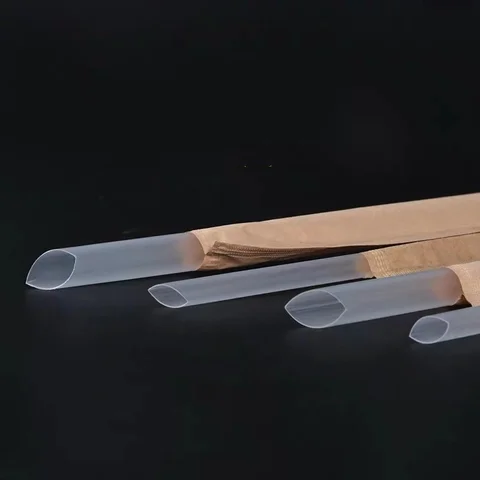 Biodegradable Pla Drinking Straw Custom Print Bendable Straws