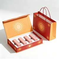 Boîtes d'emballage personnalisées en verre recyclable pour gloss et rouge à lèvres avec insert pour cosmétiques