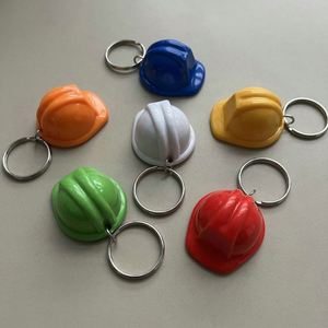 <b>Mini</b> ABS Helmet Keychain-Custom Safety Hat <b>Keyring</b> with Silk Screen Printing for Promotional Gifts & Giveaways - Product Image 3