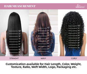 Extensions de cheveux humains vierges Remy 100% de qualité supérieure K.SWIGS, double trame, à clipser, 12-30 pouces, toutes couleurs, extensions à clipser sans couture - Product Image 5