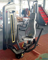 Machine de musculation commerciale à faible coût pour la force pectorale, équipement de presse verticale à charge par poulie