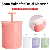 Nouveau logo personnalisé nettoyant pour le visage mousseur portable nettoyant pour le visage en plastique beauté propre fabricants d'outils