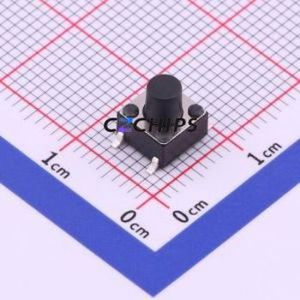 UK-B0228-G7-250 Tactile Switch SMD-4P,6x6mm Switch Single Pole Single Throw Round Button 2.5N Vertical Mount - Product Image 1