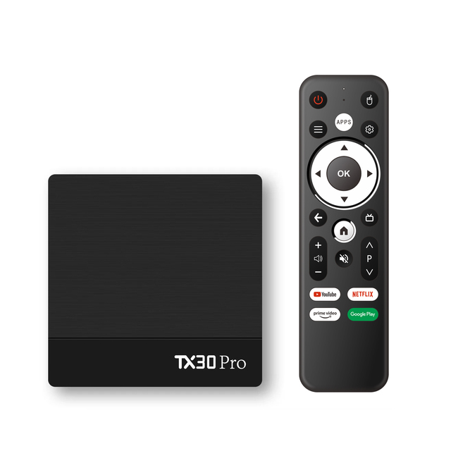 Android HD TV Box TX30PRO 1GB+8GB  2.4GHz+5GHz with atv  System Android 12  Android HD TV Box ftth  External Version TV Box ftth
