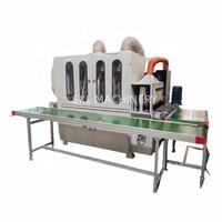 Machine automatique de polissage de métal de meulage de surface plane de PLC d'industrie pour des moulages en aluminium fer acier