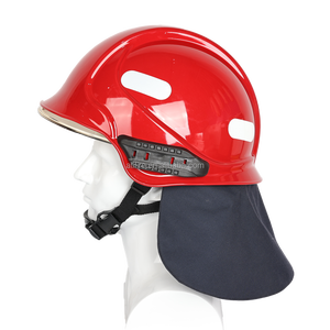 유럽 소방관 헬멧 CE EN 443/397 인증 모던 제트 하드 햇 열가소성 플라스틱 280-320C 고온 저항 - Product Image 2