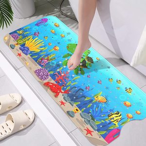 CF BPC57 dessin animé personnalisé enfants décoratif antidérapant baignoire <span class=keywords><strong>tapis</strong></span> de <span class=keywords><strong>bain</strong></span> avec crochets pour enfants enfants <span class=keywords><strong>bébé</strong></span> <span class=keywords><strong>tapis</strong></span> <span class=keywords><strong>tapis</strong></span> - Product Image 2
