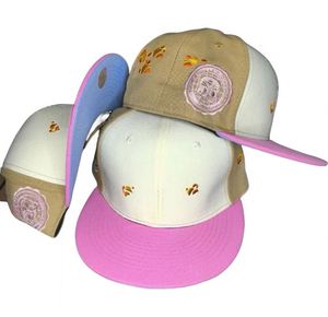 Casquette de baseball en tissu Oxford brodé motif léopard style Dobby, rétro originale, nouvelle, ajustée, à fermeture snapback, pour l'extérieur, vente en gros - Product Image 2