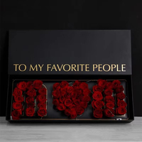 Großhandel Handgefertigte Tiefe Box für Konservierte Rosen, Personalisierbare Designs für Valentinstag, Neujahr, Weihnachten, OEM