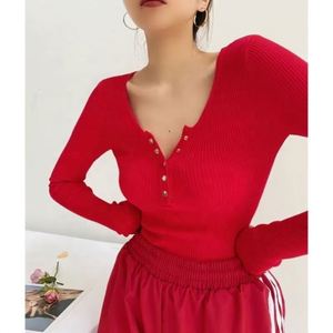 High Quality Slim Fit Long Sleeve Knitted <b>Women's</b> <b>Bodysuit</b> Jumpsuit Slimming Solid Color Bottoming Shirt - Product Image 6
