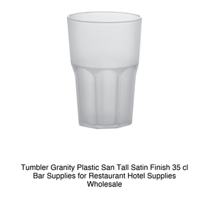 Verre Granity In San 35 cl Tall Satin Plastic H 12.2 cm Ø 8.3 cm - Product Image 2