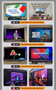 Nhà Thờ Lớn Nền Dj Hậu Trường Trở Lại Cho Buổi Hòa Nhạc Video Tường Hiển Thị Đám Cưới Bảng Giá Pantalla De Backdrop Giai Đoạn Dẫn Màn Hình - Product Image 4