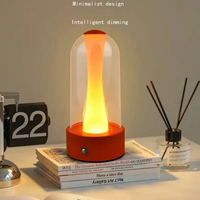 Lampe de table moderne et minimaliste à commande tactile, tendance, à intensité variable, pour bureau, hôtel, café, bar, maison