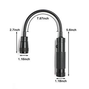 Lámpara de Trabajo Telescópica Flexible con Imán, Luz LED Recargable Portátil para Reparación de Automóviles, Enfoque Ajustable de 360 Grados - Product Image 2