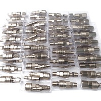 Kompresor udara gabungan penguncian otomatis tipe C pneumatik Aksesori kopling cepat konektor pipa tabung PU SM PM20/30/40 SM + PM