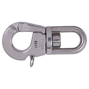 Ganchos de elevación de acero inoxidable Eda de alta resistencia, tipo de bloqueo con ojo, para transporte logístico - Product Image 2