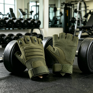 Guantes Tácticos de Medio Dedo con Pantalla Táctil, Transpirables, para Hombre, Trabajo al Aire Libre, Deportes, Multicolor, MOQ Bajo, Envío Rápido, Directo de Fábrica - Product Image 1
