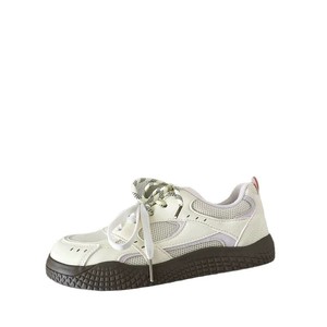 Chaussures en maille vintage de style coréen tendance et exclusives pour le printemps 2026, baskets polyvalentes et tendance à bout rond - Product Image 3
