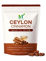 Cannelle de Ceylan OEM - 30 gélules molles avec soutien antioxydant |   Soutient l'équilibre du glucose et du cholestérol