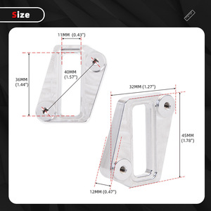 Support de base pour capteur de débit d'air, plaque de montage en alliage d'aluminium pour moteur LS3 LS7 avec vis - Product Image 4