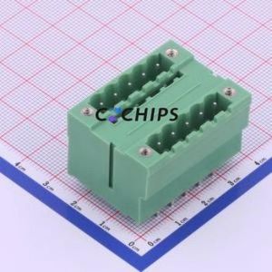 KF2EDGVHM-5.08-2*5P Plug-in Terminal Block Through hole,P=5.08mm Board-to-Board / Socket - Closed Screw Fixing 2x5P 5.08mm - Product Image 1