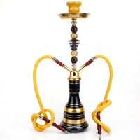 Luxe godblaze KTV Bar double tuyau en gros ensemble complet différentes couleurs narguilé shisha narguilé tuyau narguilé russe