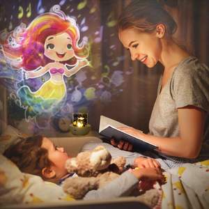 Projecteur de lumière nocturne étoilée Youkela personnalisé qui brille dans le noir, décoration de <span class=keywords><strong>chambre</strong></span> d'adolescent <span class=keywords><strong>Disney</strong></span>, cadeaux d'anniversaire, d'Halloween et de Noël en gros - Product Image 2