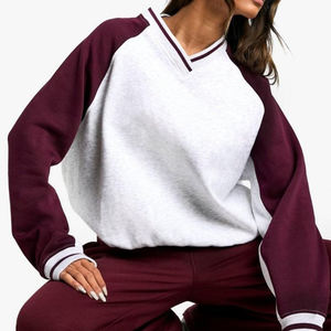 2025 hiver femmes col en V polaire sweat-respirant écologique personnalisable couleurs et tailles - Product Image 4