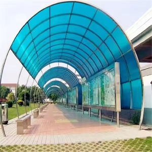 Plaque <span class=keywords><strong>de</strong></span> toiture creuse en <span class=keywords><strong>polycarbonate</strong></span> brun HUASHUAITE avec protection <span class=keywords><strong>UV</strong></span> pour couverture - Product Image 5