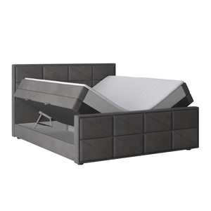 Letto Moderno Europeo in Velluto, Design <span class=keywords><strong>Salvaspazio</strong></span> a Due Cassetti, Arredamento di Lusso per Camera da Letto Personalizzato OEM/ODM per Grossisti - Product Image 3