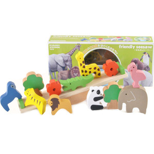 Blocchi Impilabili in Legno Montessori a Forma di Animali, Gioco di Equilibrio con Altalena per Bambini - Product Image 2
