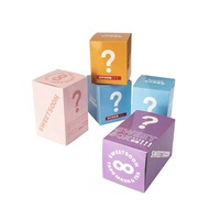 Boîte Mystère Tendance Personnalisable Impression Personnalisée Cadeau Chanceux Boîte Secrète Caja Misteriosa Boîte en Papier Vide Emballage Surprise Boîte Rigide Mystère